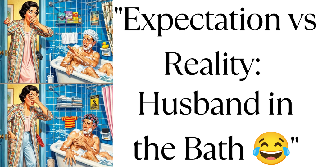 funny moments between husband and wife in bathroom